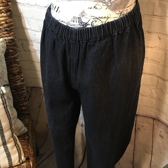 DG by Diane Gilman elastic waist denim pant - Picture 2 of 9